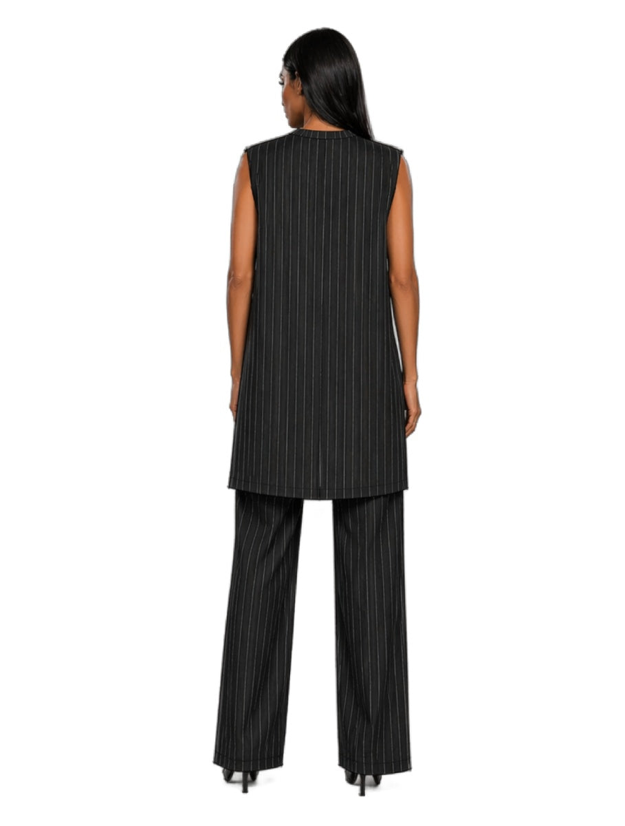 pinstripe outfit